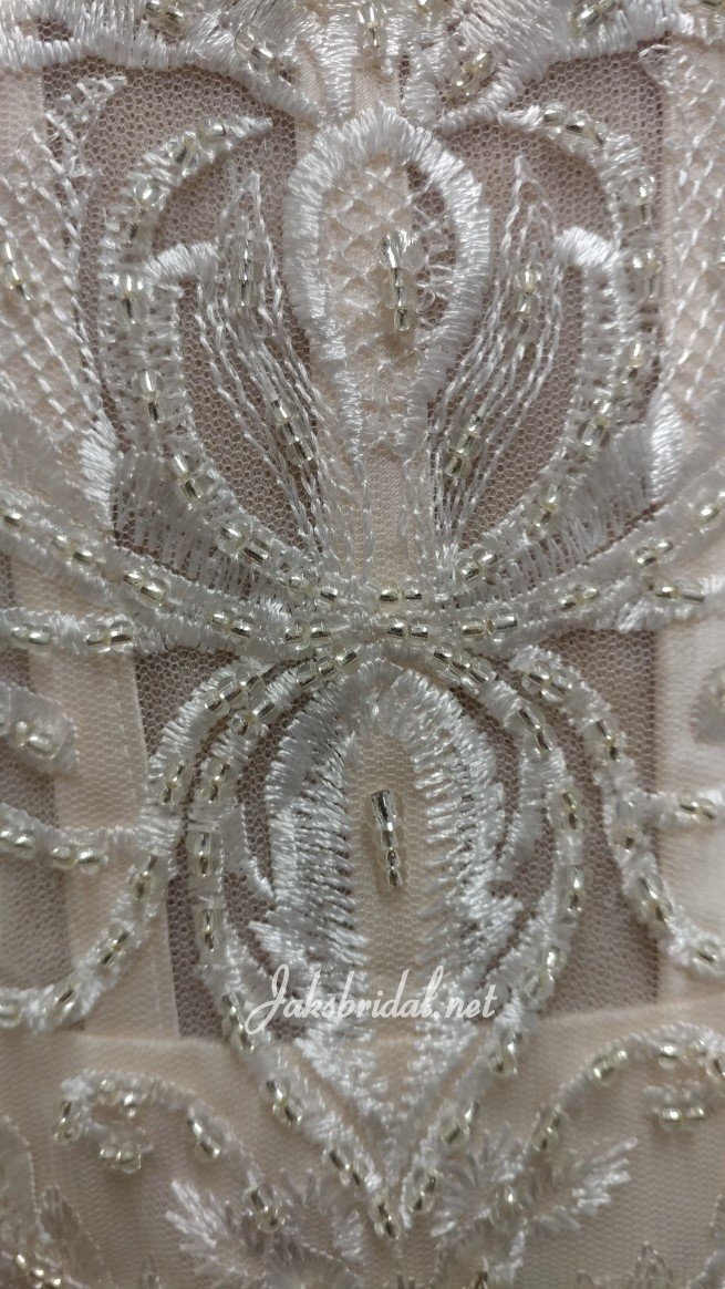 beaded lace applique